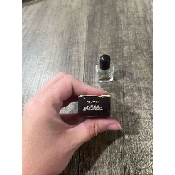 Vintage Gucci Pour Homme .25 FL OZ empty bottle cologne with box - Picture 3 of 5